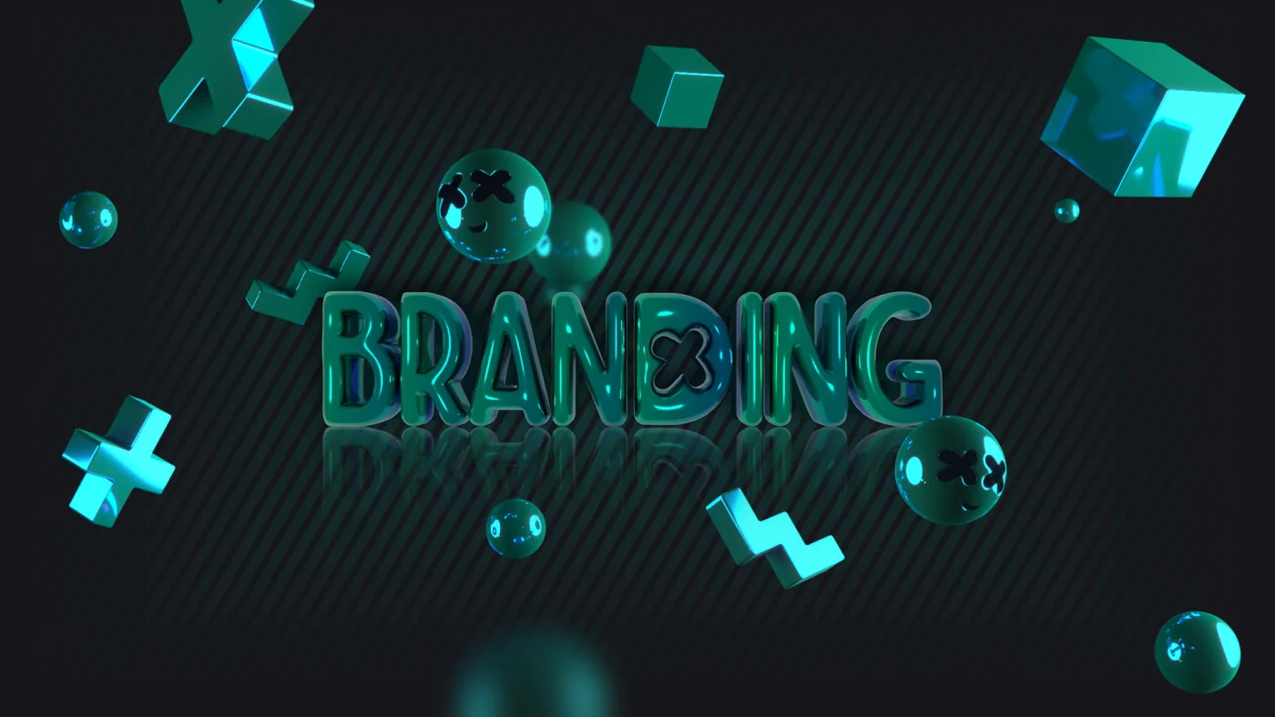 Brand identity design illustration