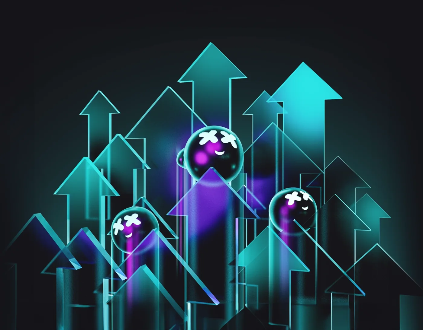 A digital discovery and marketing illustration